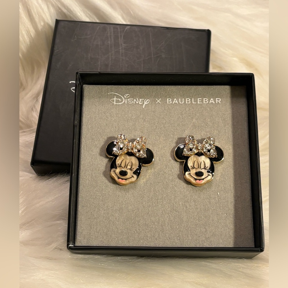 Disney BaubleBar Minnie Earrings